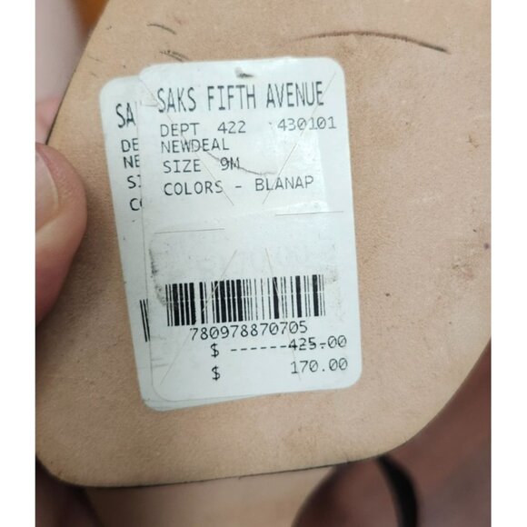 Stuart Weitzman Women's Newdeal Leather Platform Ankle Strap Sandals Size 9 M - Picture 13 of 16